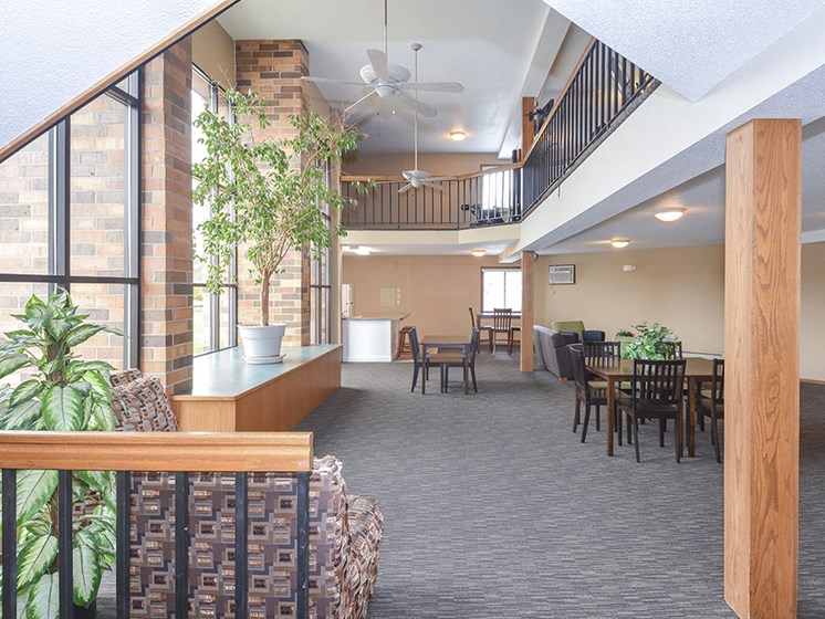 Plenty of Seating in the Community CLubhouse